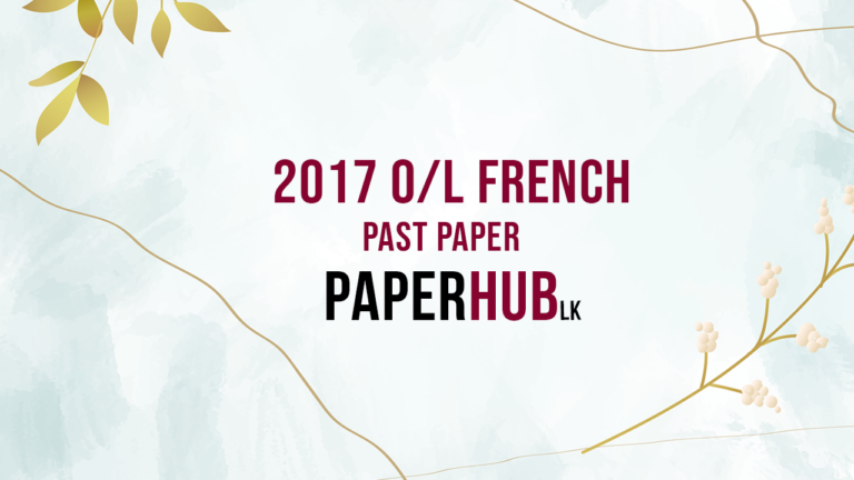 2017 ol french past paper paperhub